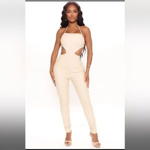 Fashion Nova- On My Best Behavior
Faux Leather Jumpsuit - XS